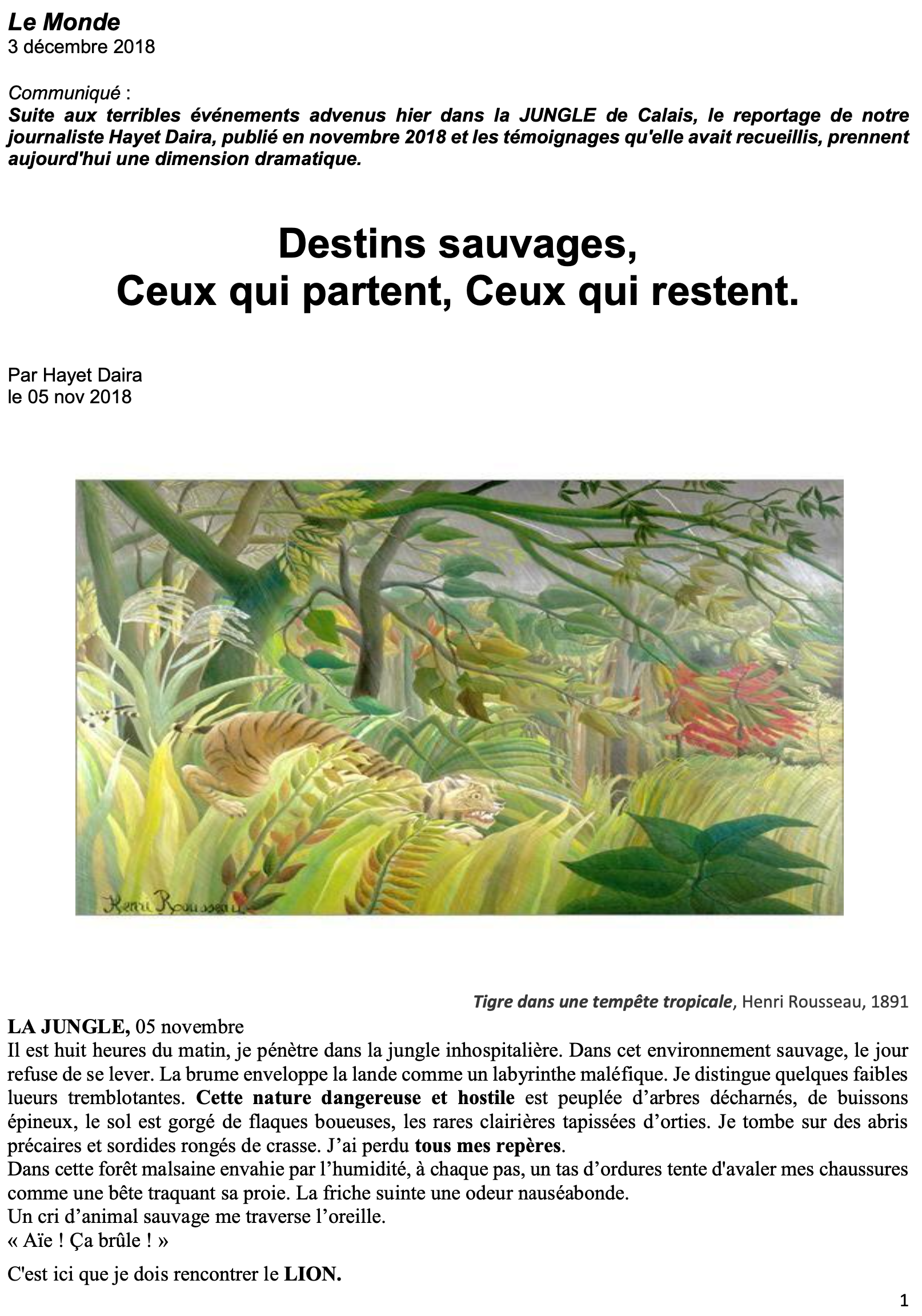 Le texte