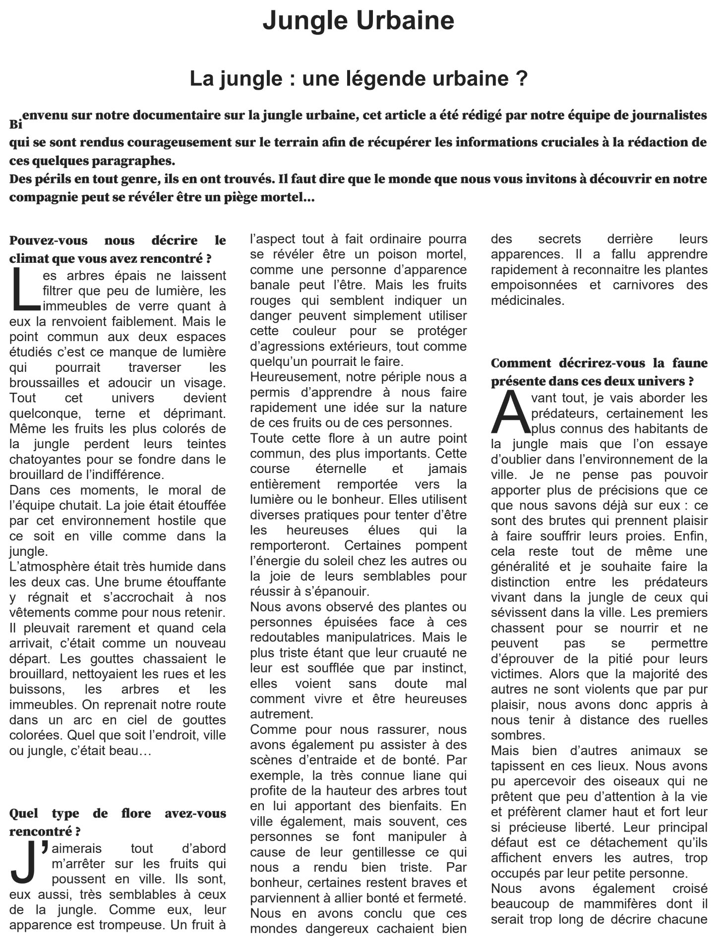 Le texte